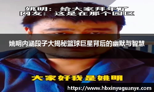 姚明内涵段子大揭秘篮球巨星背后的幽默与智慧